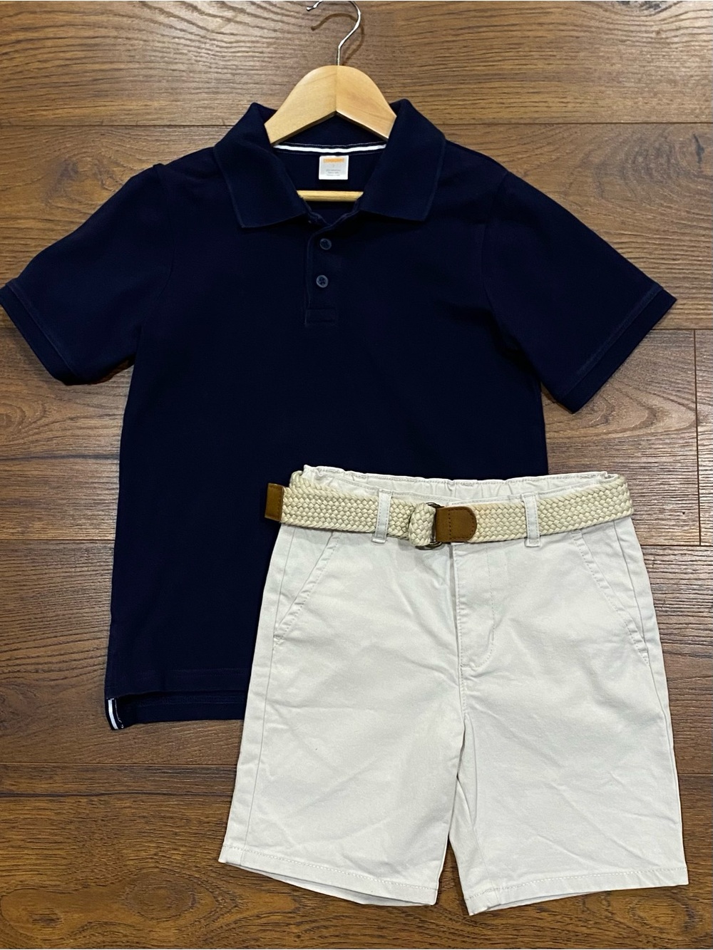 Gymboree Navy Blue Short-Sleeve Polo - Picture 8 of 10
